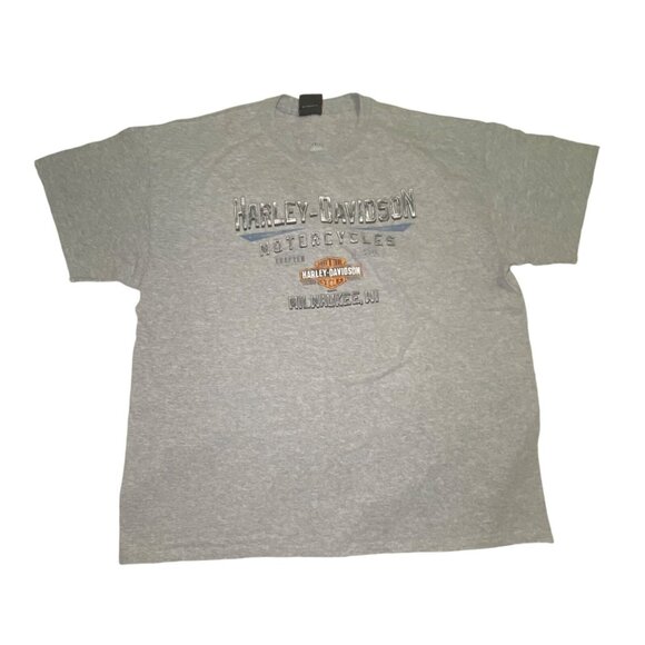 Harley-Davidson Milwaukee WI Gray Graphic T-Shirt XL - Picture 2 of 9